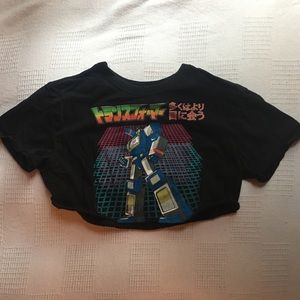 Deceptacon crop top (Transformers)